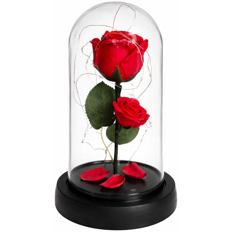 Wieczna Róża w Szkle - 2062- Wieczna Róża Bukiet